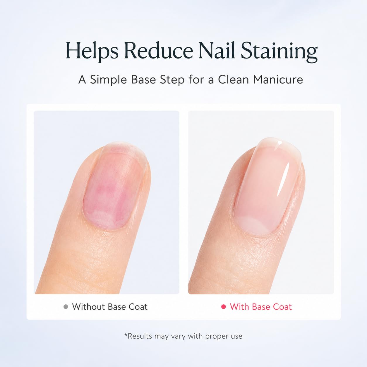 AZUREBEAUTY Base Coat Nail Polish, Clear Quick Dry Smooth Foundation, Lightweight Refined Formula, Helps Even Application, Air Dry Base for Manicure