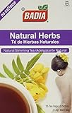 Badia Natural Herbs Tea Bags 25-Count (Pack of 2)