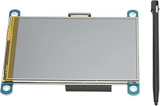 Tela sensível ao toque IPS de 4 polegadas com HDMI e caneta, substituição de peças de exibição LCD IPS de 800x480 para Raspberry Pi 4B/3B+/3B/2B/B+/A+/Zero, Suporte Raspbian/Ubuntu/Kali/Retropie