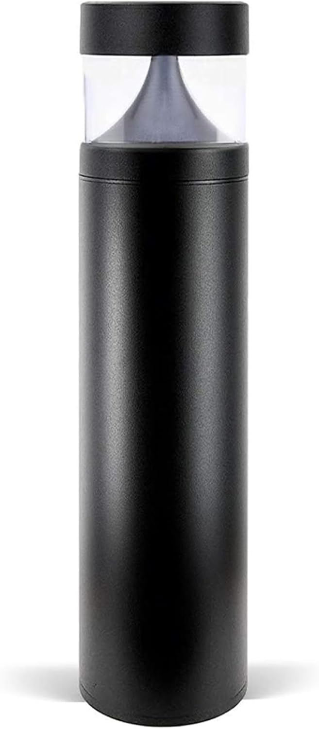 HARRRRD LED Bollard Landscape Lights 25" 10W 5000K 120V-277V Commercial/Residential Modern Ballard Lighting Fixture for Garden, Pathway, Driveway Electric Light. ETL Listed.