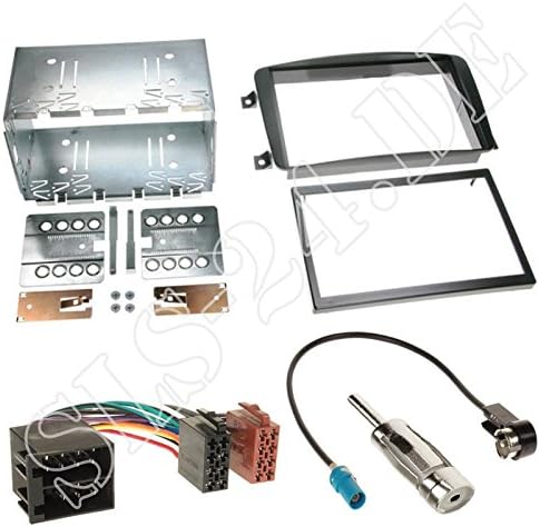 Einbauset Autoradio Für Volvo XC90 2006-2014 - Doppel-DIN Blende + ISO Adapter