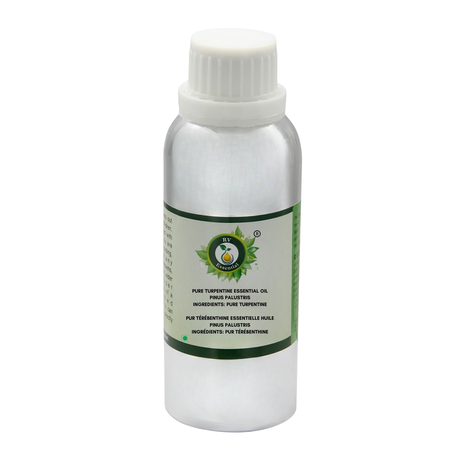 R V Essential Pure Turpentine Essential Oil 300ml (10oz)- Pinus Palustris (100% Pure and Natural Steam Distilled)