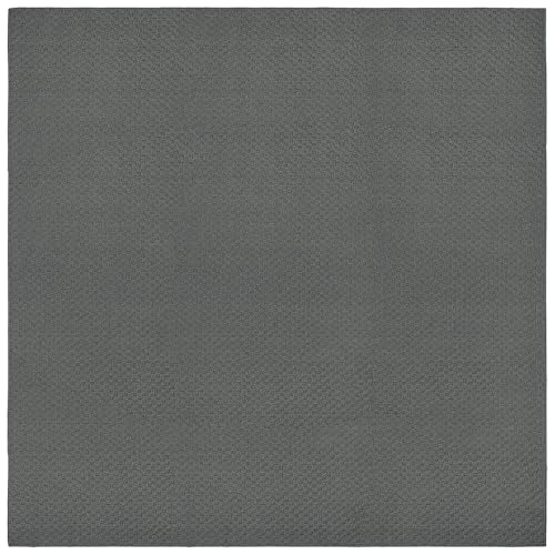 Garland Rug Town Square Cinder Gray 12' x 12' Non Slip Area Rug for Living Rooms & Hallways, Stylish & Durable for High-Traffic Areas