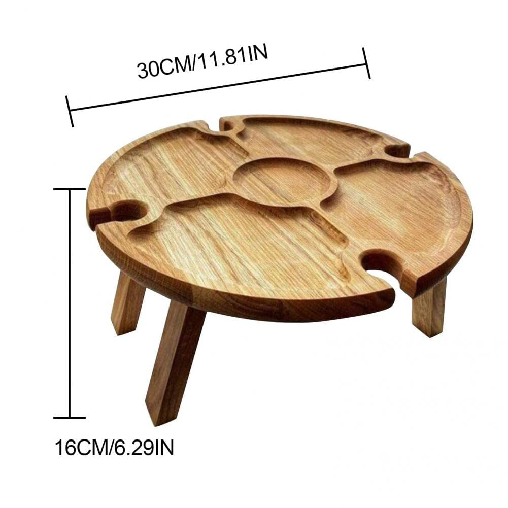 Nieuwe Houten Outdoor Vouwen Picknick Tafel Met Glazen Houder Draagbare Nieuwe Houten Outdoor Vouwen Picknick Tafel Met Glazen Houder Draagbare