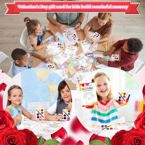 Cadeaux Saint-Valentin école comprenant peinture et cartes - 5