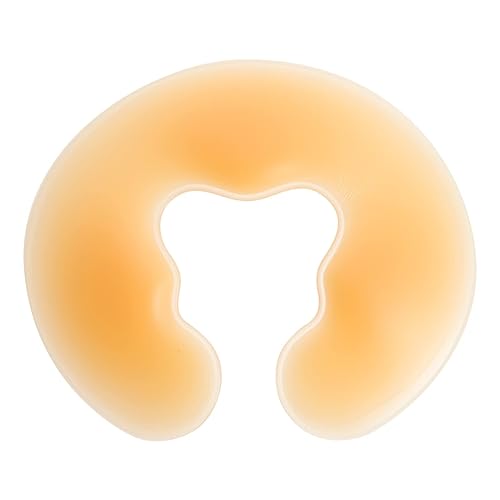 Miniatura 1 de Beaupretty Almohadas de viaje de silicona, cojín de masaje suave, cojín de masaje beige, almohada para relajarse, reposacabezas de spa, cuidado de