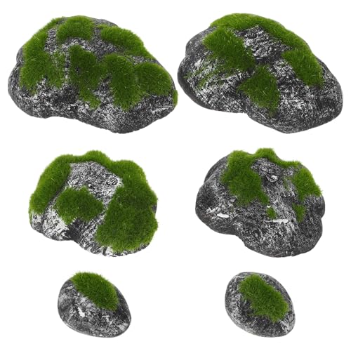 Robuste e: queste pietre di muschio sono costruite per resistere a varie condizioni, rendendole adatte a molteplici usi, pietre di muschio decorative da giardino, rocce di muschio per l'artigianato