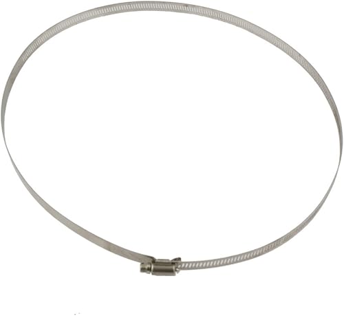 Miniatura 2 de 5 pinzas de manguera de acero inoxidable de 11.8 pulgadas11.811 in, abrazaderas de conducto, abrazadera de manguera de transmisión sin fin ajustable