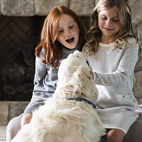 Image of Cable Knit Turtleneck Sweater Dress by Hope & Henry Girl