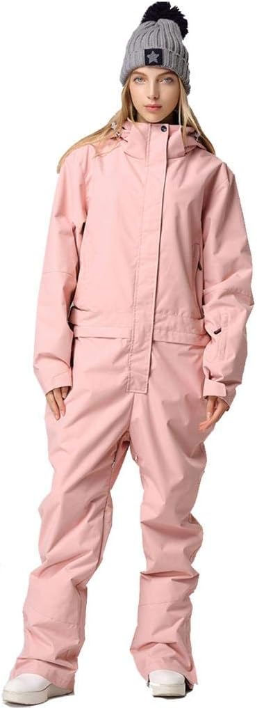 HOTIAN Women Ski Suits One Piece Jumpsuits Overalls Winter Outdoor Snow Suits Waterproof Snowboard Suit