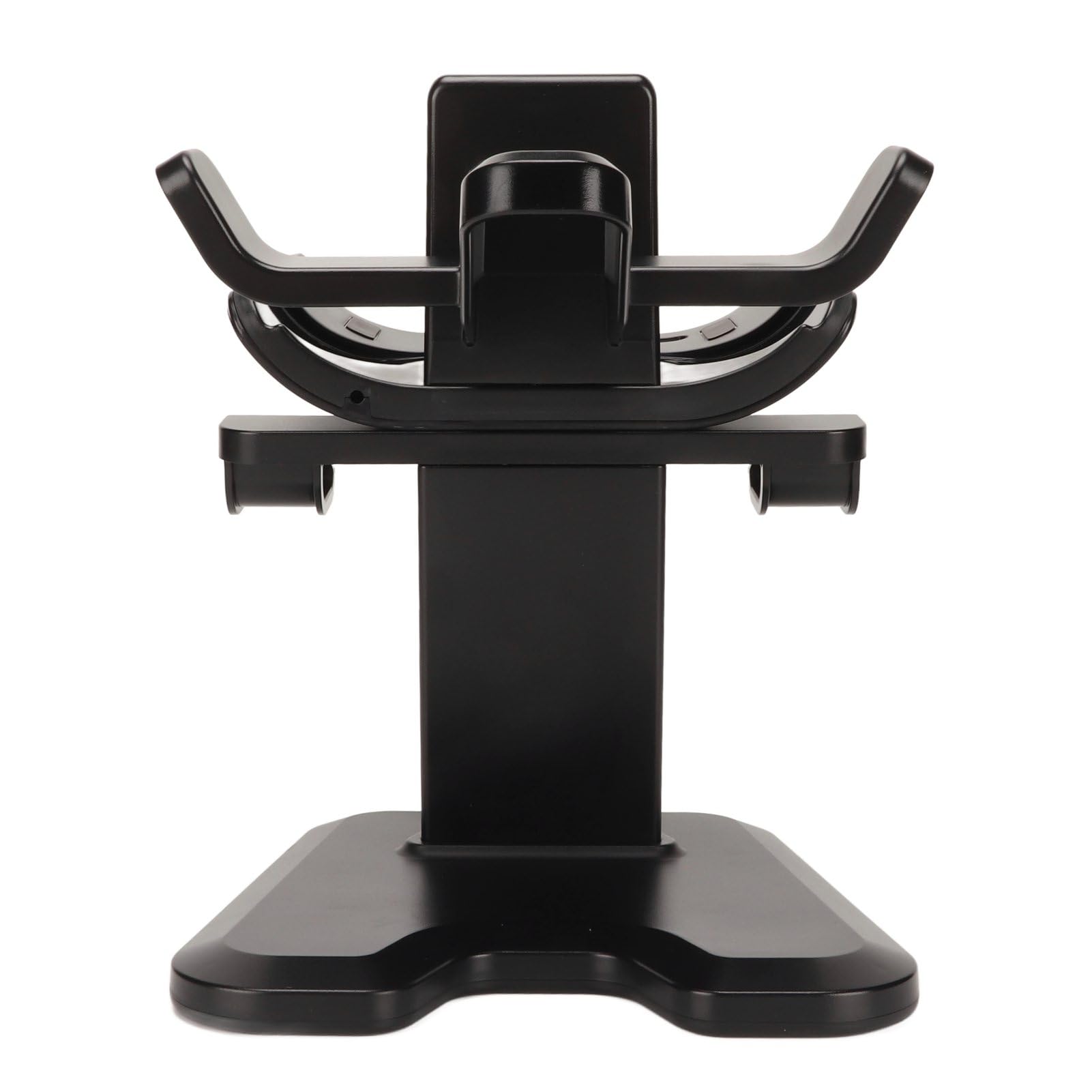 Supporto VR per 2, supporto display per visore VR wireless con spugna antiscivolo e base robusta, staffa di stoccaggio salvaspazio per accessori VR e controller touch (Nera)