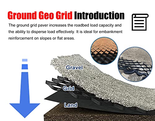 Géogrille renforcement sol pente stabilisateur gravier berge - 2
