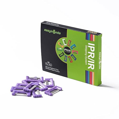Miniatura 8 de Tiras interproximales dentales, 10 piezas, sistema de tiras ortodónticas IPRIR, reducción de esmalte, uso con una sola mano, kit de pulido de