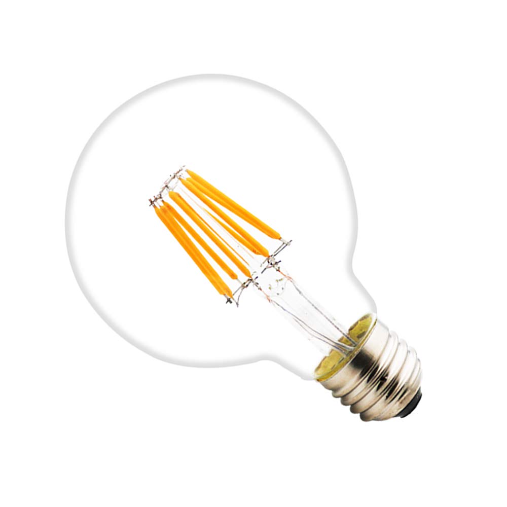 Bombilla E27 Vintage Edison Lamparas Antigua Bombillas Retro,Regulable,G80 Lampara Filamento Bombillas, 8W Blanco Cálido2200K - 18 Piezas