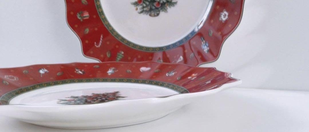 Amazon.co.jp: ビレロイボッホ トイズディライト プレート 赤 2枚  