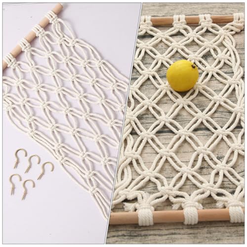 Hamaca de macramé para frutas y verduras solución encimeras llenas 7