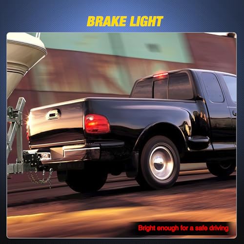 Image of Nilight Third Brake Light for Ford F150 1997-2003 F-150 Heritage 2004, Red