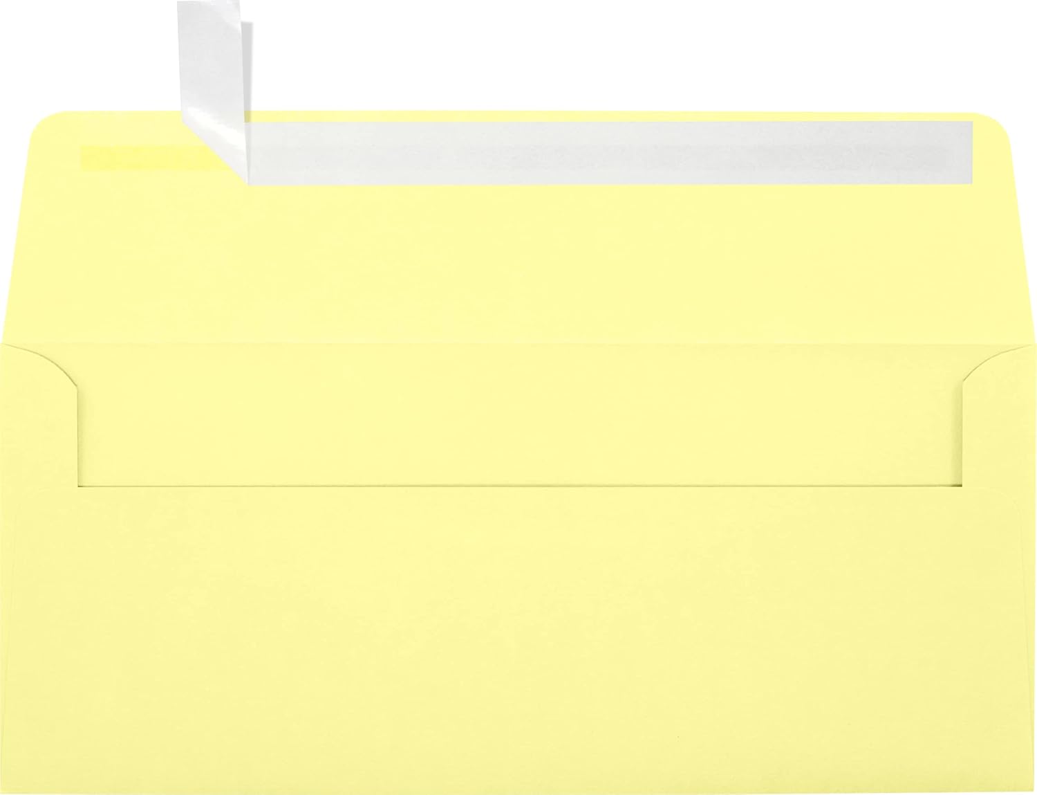 LUXPaper 10 Square Flap Envelopes in 80 lb. Lemonade