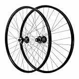 ruedas mtb 26 ligeras y baratas Juego de ruedas for bicicleta de montaña de 26, 27,5 y 29 pulgadas. Llanta de aleación de aluminio de doble capa. Altura de la llanta: 17 mm; Ancho interior: 27 mm; Ancho exterior: 31,5 mm. Freno de disco de seis tornillos en las ruedas delanteras y traseras. Peso (27,5 pulgadas): 950 g (rueda delantera), 1025 g (rueda trasera).
