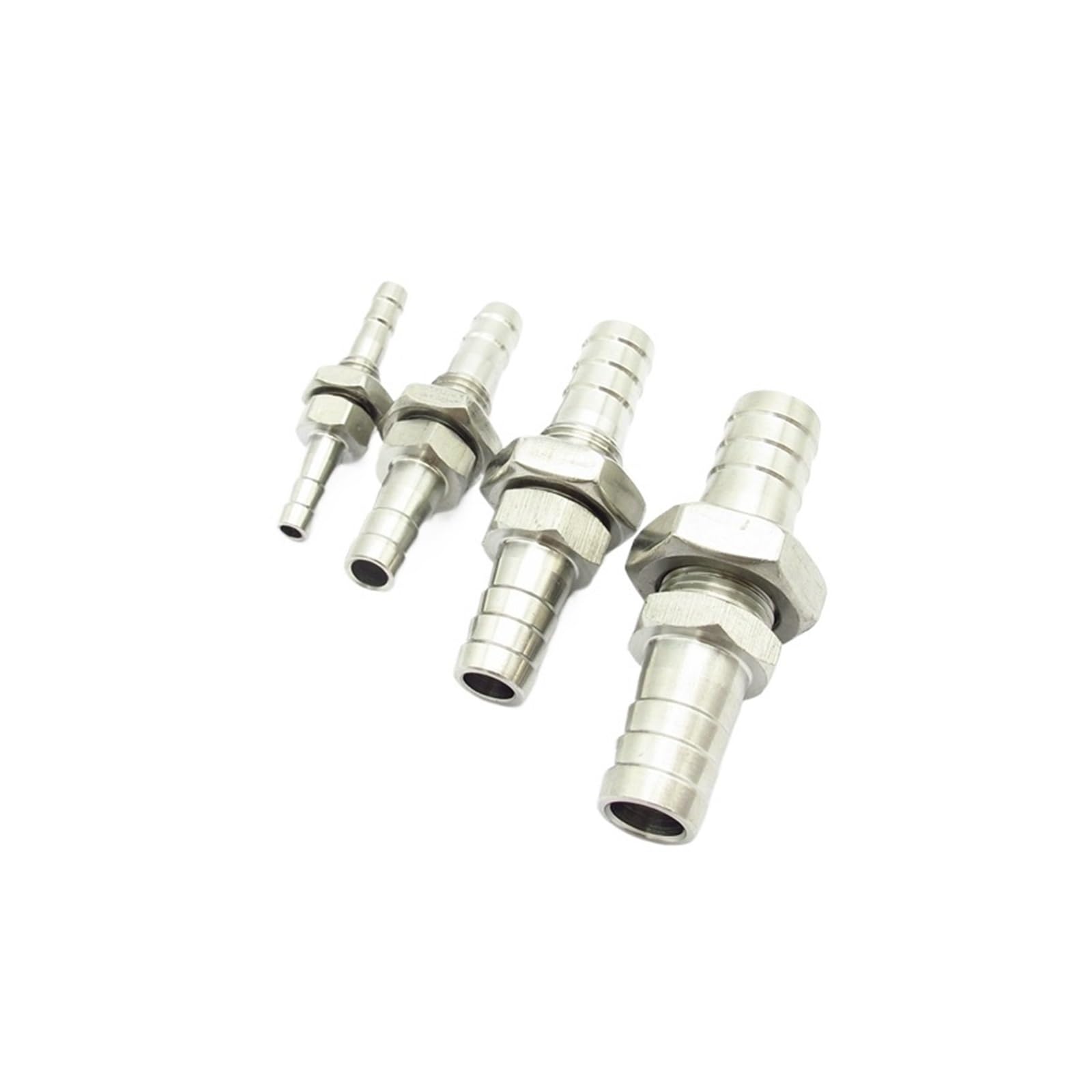 Yakufast One Color 4Mm 6Mm 8Mm 10Mm 12Mm 14Mm 16Mm 19Mm Hose Barb Bulkhead 304 Stainless Steel Barbed Tube Pipe Fitting Coupler Connector Adapter(16Mm)