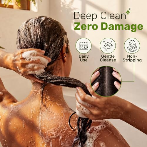Image of Southern Natural Tea Tree Lemon Sulfate Free Shampoo 16 oz Daily Use | Dry Scalp, Oily Hair, Clarifying, Paraben Free, Gentle, Men, Women, Vegan, Clean Formula, Silicone Free, Hydrating
