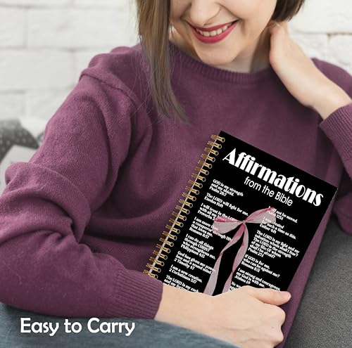 Journal d'affirmations de la Bible et carnet chrétien pour notes de prière - 5