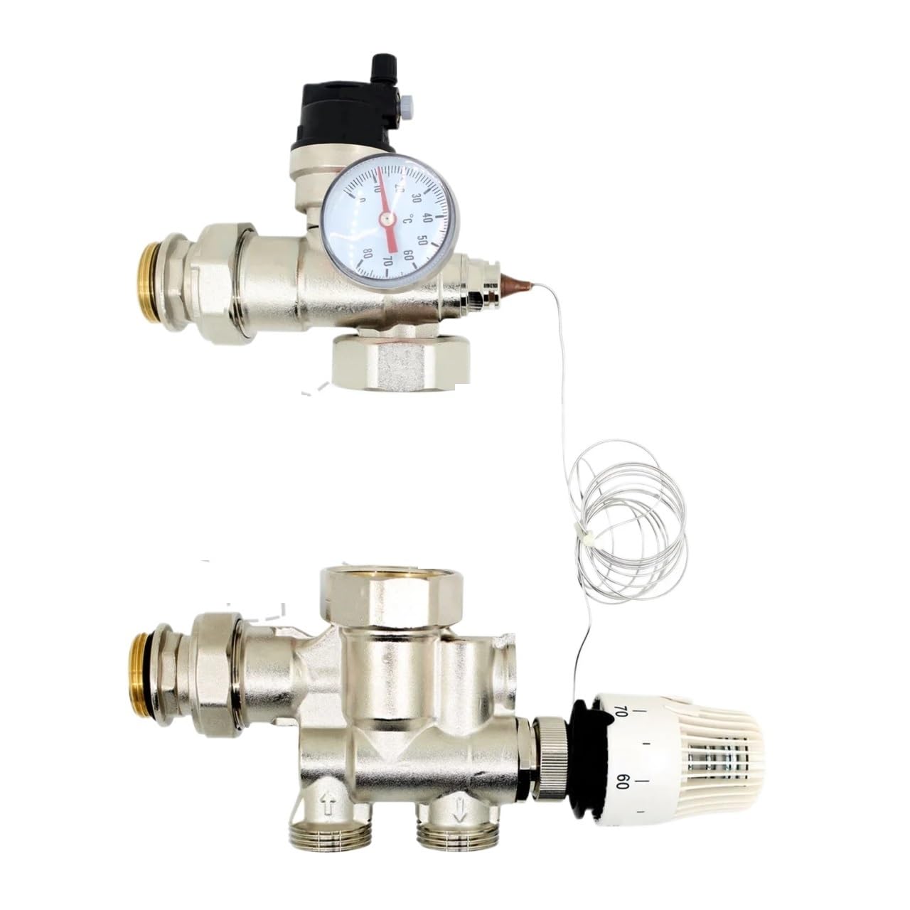 Kit Bomba Mezcladora Termostática para colector de suelo colectora radiadores Recirculación