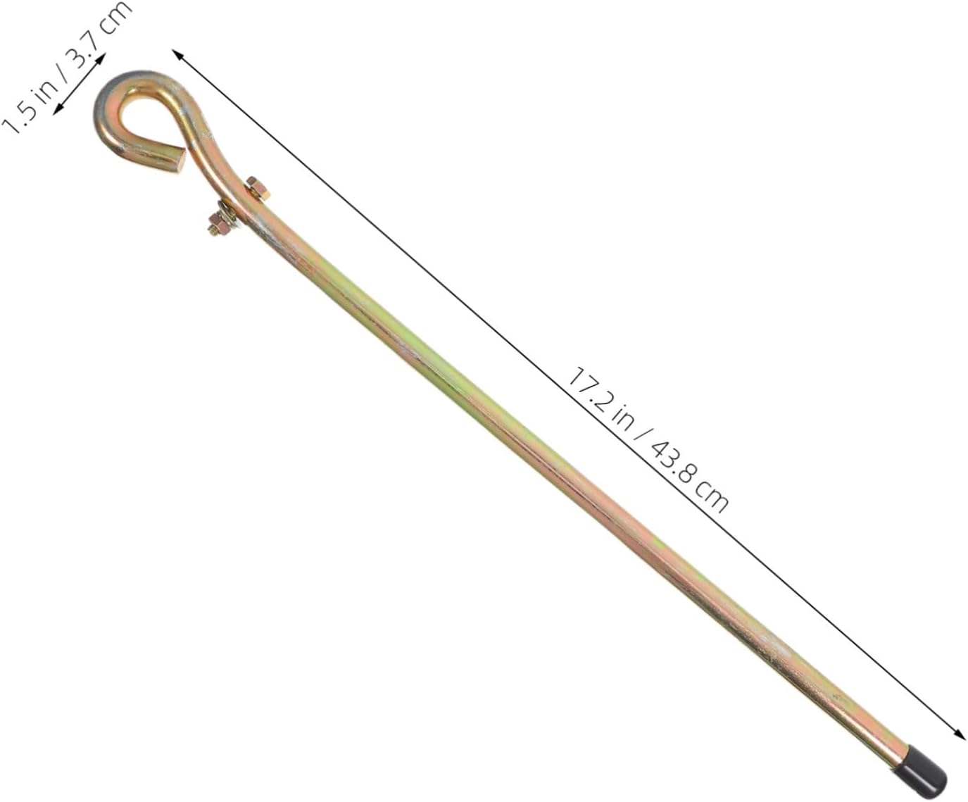 Angoily 1 Set Portable Ground Rod Kit with Sturdy Clip Grounding Wire for Generators Electric Fences and Outdoor Use Lightweight Versatile Grounding for Safety and Performance