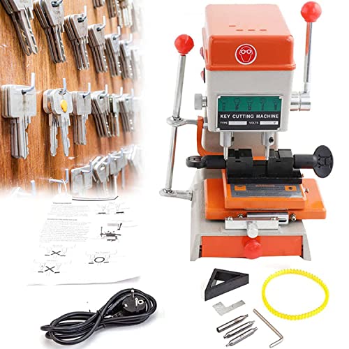 GEJLELDS Máquina duplicadora de Llaves Máquina copiadora de Llaves Vertical Manual automática Equipo de cerrajería Herramienta de Copia de Llave Universal Máquina cortadora duplicadora