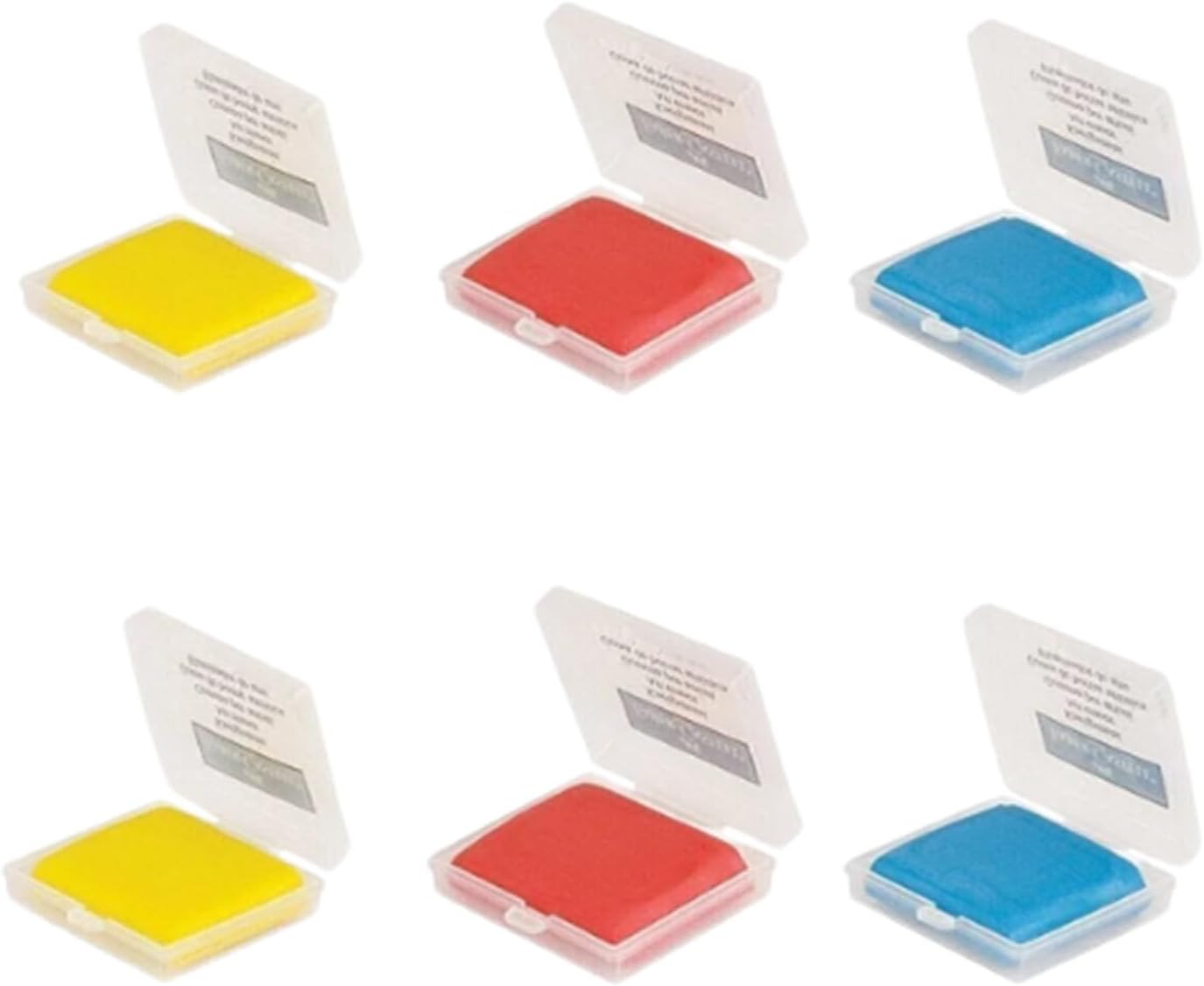 Faber-Castell Erasers - Drawing Art kneaded Erasers, Large Size Assorted Colors - 18 Pack