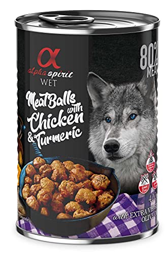 ALBONDIGAS ALPHA SPIRT 400g (ALBONDIGAS DE POLLO Y CURUMA)