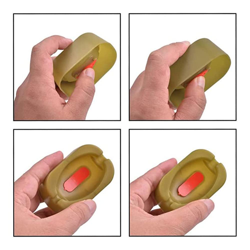 Alimentatore Per Pesca Alla Carpa - Set Con 4 Piombi Da 15g, 20g, 25g, 35g - Foto 4