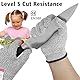 Chumix Level 5 Schnittschutzhandschuhe Kinder 6-9 Jahre | Schnittfeste Handschuhe Größe XS, Leicht & flexibel, Atmungsaktiv & Bequem, Schnitzhandschuhe für Kinder, für Küche, Garten & Basteln