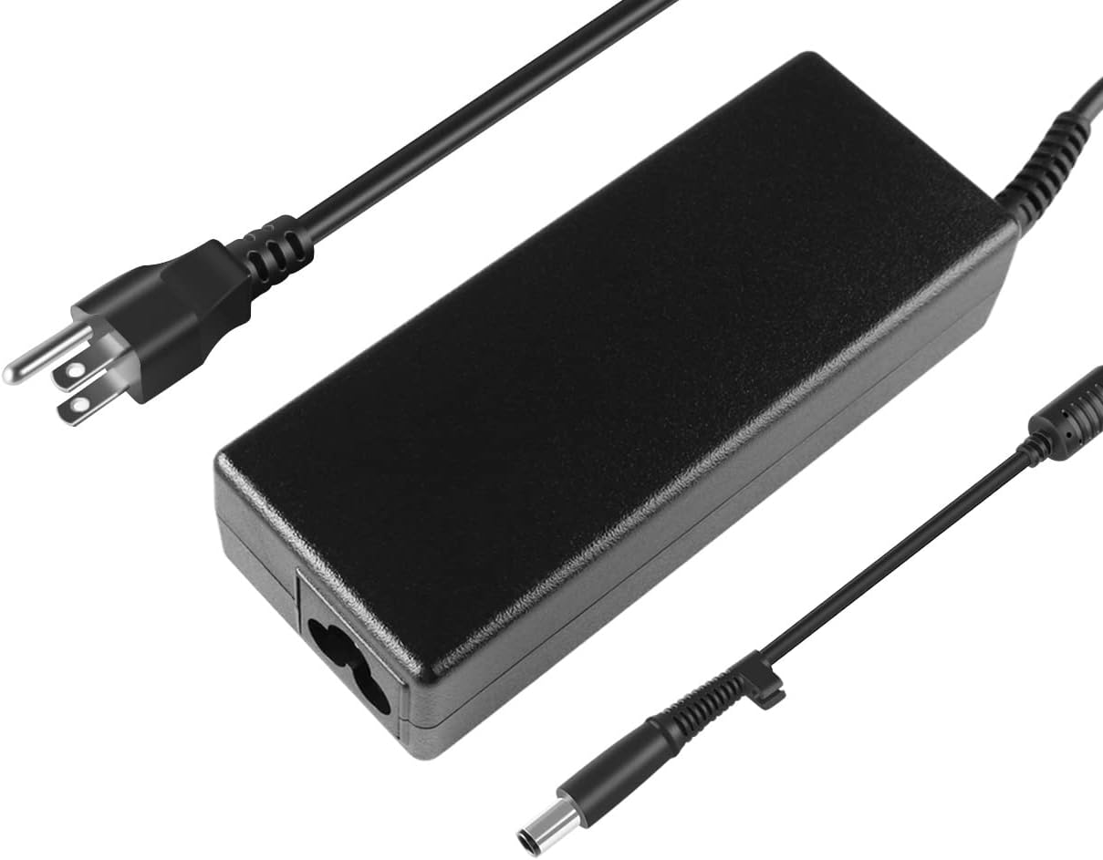 HP 90W AC Power Charger Adapter — Genuine Replacement For Laptops & All-in-One PCs