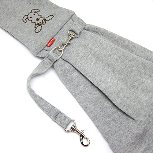 Alfie Pet - Chico Reversible Pet Sling Carrier - Color: Grey