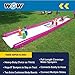 WOW Sports - Strike Zone Water Slide - 25 Foot Slip n Slide with Inflatable Sides & Sprinklers - Human Bowling Water Slide with Inflatable Pins