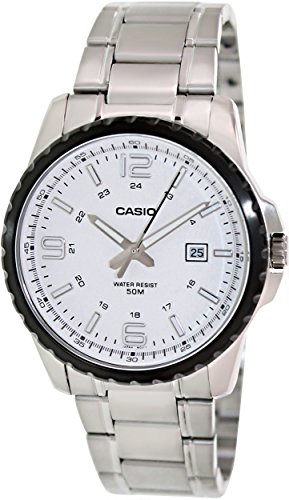 Casio Men's Core MTP1328BD-7AV Silver Stainless-Steel Quartz Watch