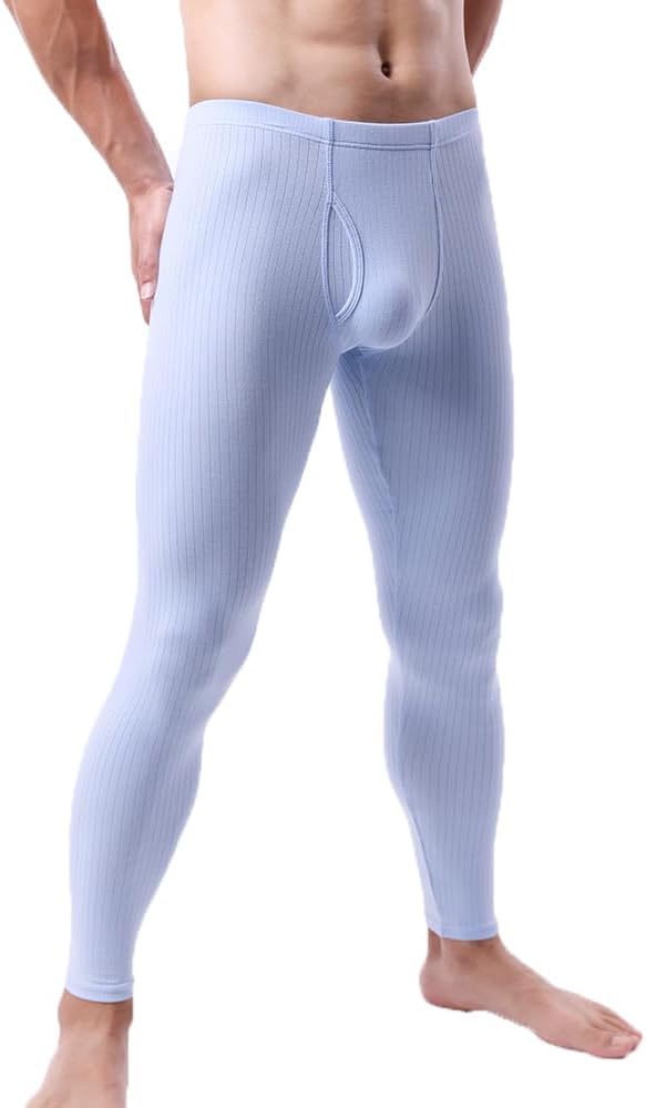 Men's Thermal Underwear Pants Breathable Thermal Bottoms Long Johns Leggings Base Layer Underwear - Image 4
