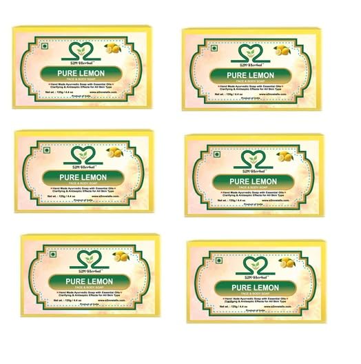 Image of Lemon Soap - Pack Of 6 (6 x 125 g)