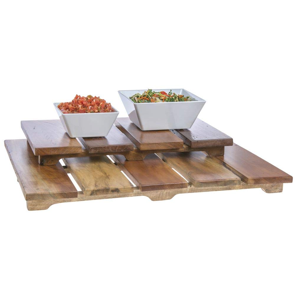 Pallet Theater Seating Wood Pallet HUBERT Rectangular Bamboo Wood