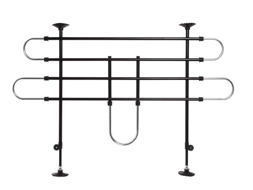 Karlie Autoschutzgitter B: 90 - 140 cm H: 65 - 110 cm schwarz-silber