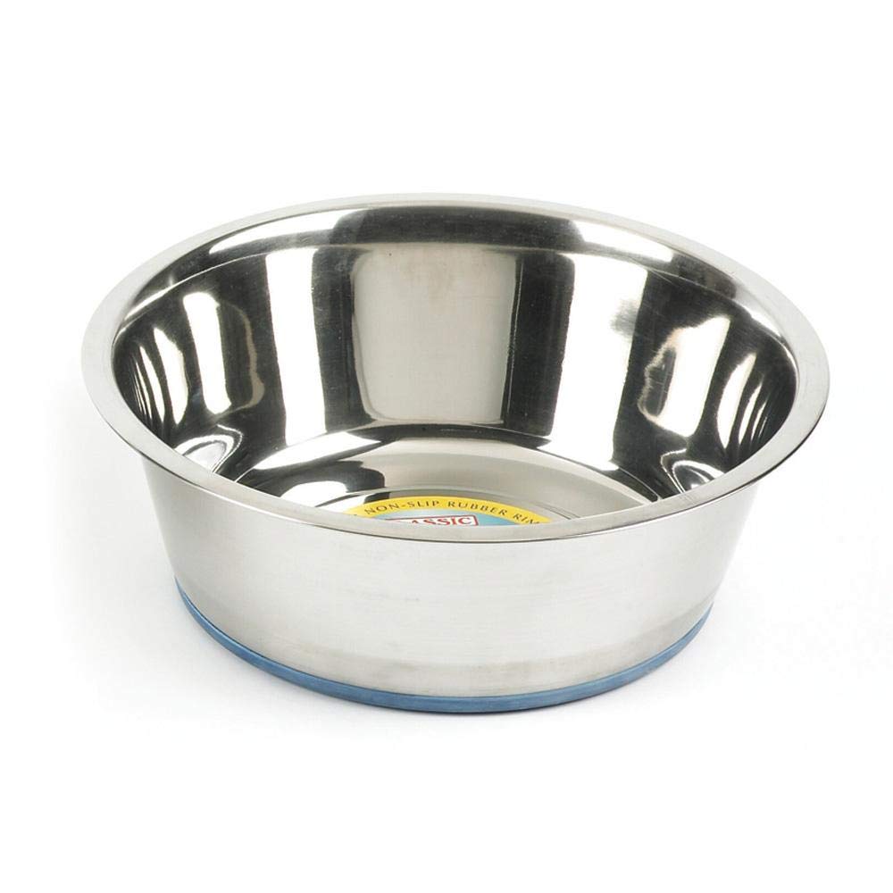 Classic Dog Bowl Stainless Steel Non Slip 4.7 Litre
