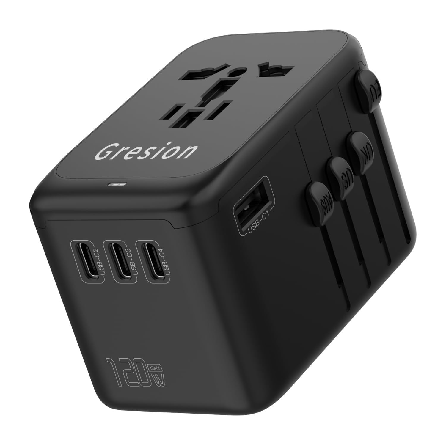 マルチプラグ付き変圧器 リバーシブル充電器　新品2点セット Amazon.co.jp: Gresion 変換プラグ PD 120W急速充電 海外旅行 変圧器 6