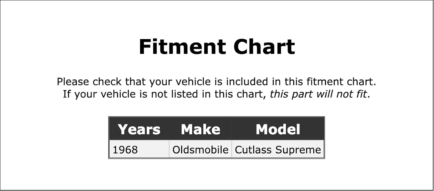 Ignition Warning Relay Compatible With Oldsmobile Cutlass Supreme 1968 PC-887442