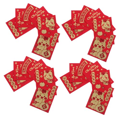 Enveloppes rouges chinoises Homoyoyo : 360 hongbao traditionnels motif cheval