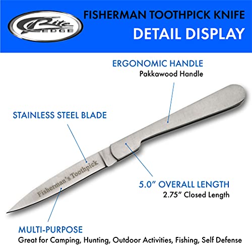 Szco Supplies 212071-Fm Fisherman's Toothpick Knife #TOP1