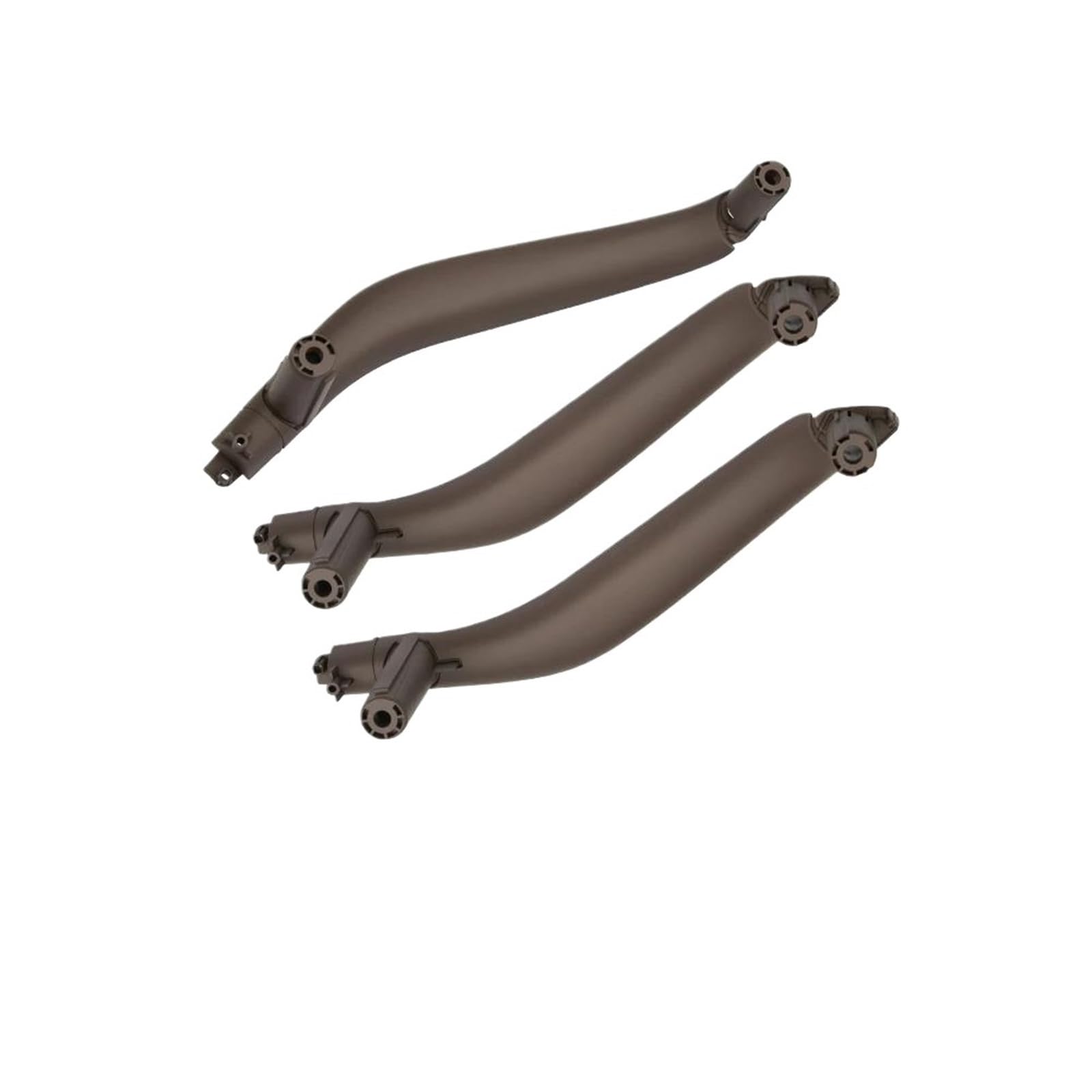 JYUTDW Inner Door Handle Car Inner Door Handle Pull Panel Trim for BMW for X5 X6 F15 F16 2014-2018(LHD Moka)