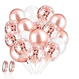 decoraciones color oro y rosa 【Amplia decoración】Perfecto para fiestas y adornos, para añadir un ambiente romántico y festivo a bodas, compromisos, fiestas de cumpleaños, despedidas de soltera, fiestas de oro rosa, día de la madre, graduación, rendimiento, ceremonia, fiestas de Año Nuevo, decoración de bailes, etc.