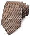 Ctskyte Mens Brown Weave Silk Ties Fashion Vintage Jacquard Woven Wedding Holiday Prom School Neckwear Cravat