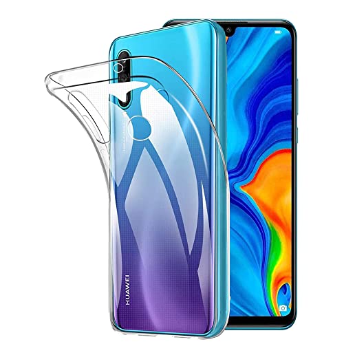 Huawei P30 lite 用の ケース クリア カバー 全透明 TPU 耐衝撃 黄変防止 上質TPU 気泡防止 汚れ防止  耐水 防指紋散熱加工の薄型 軽量 Huawei P30 lite